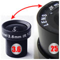 3.6-25MM Fixed Lens